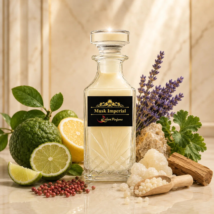 Musk Imperial Attar – Bergamot, Lavender & White Musk Alcohol-Free Perfume Oil | Al-Qalam Perfume Attars by Al-Qalam Perfume – Al-Qalam Perfume, Alcohol-Free Attar, Ambergris Attar.