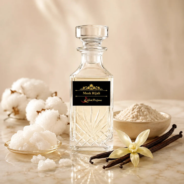 Musk Rijali Attar | Pure White Musk Perfume Oil by Al-Qalam Perfume Perfume Oils by Al-Qalam Perfume – Alcohol-Free Perfume, Arabic Perfume, Attar.