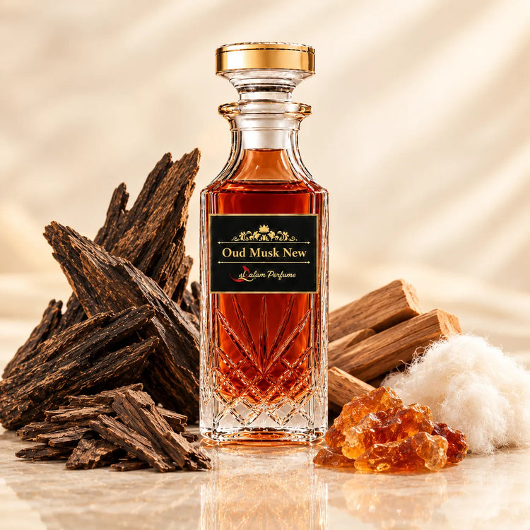 Oud Musk New Attar – Soft Oud & White Musk Alcohol-Free Perfume Oil | Al-Qalam Perfume Attars by Al-Qalam Perfume – Ajmal Blue, al qalam-diwali, Al-Qalam Perfume.