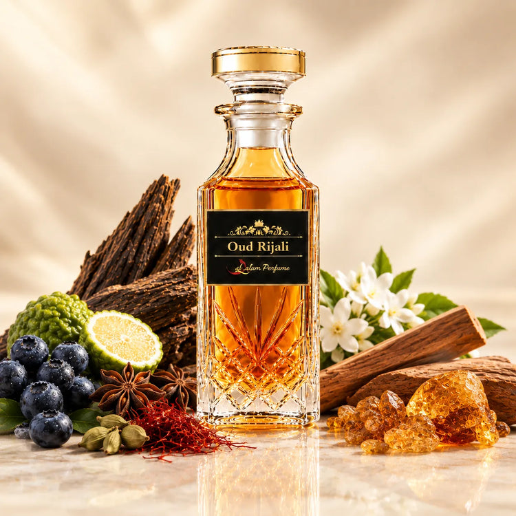 Oud Rijali Attar – Blueberry, Saffron, Oud & Honey Alcohol-Free Perfume Oil | Al-Qalam Perfume Perfume Oils by Al-Qalam Perfume – Ajmal Blue, al qalam-diwali, Al-Qalam Perfume.