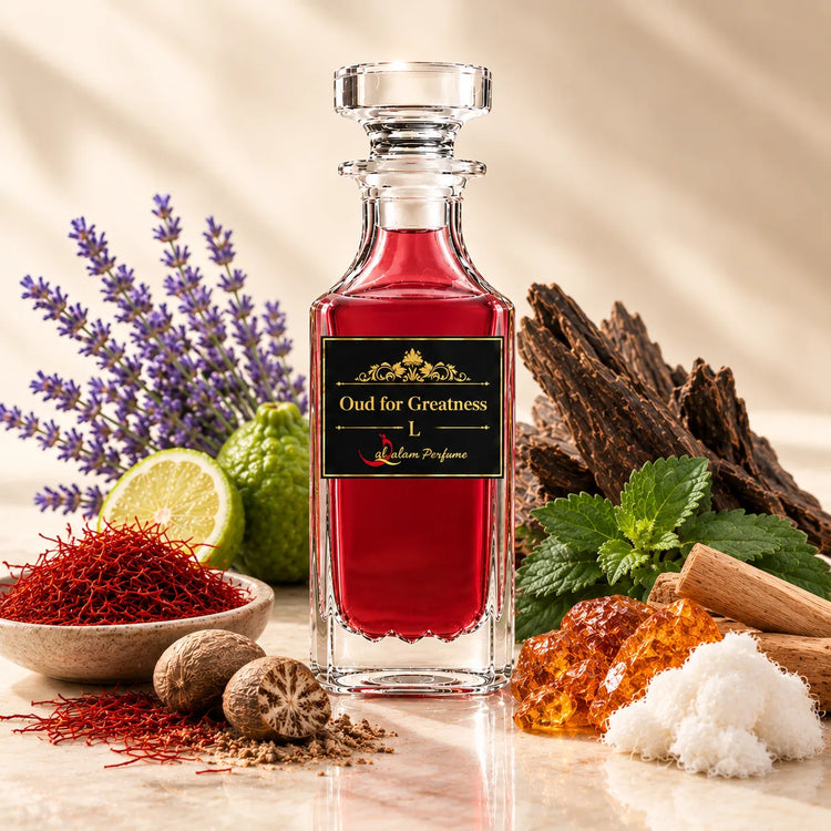 Oud for Greatness L Attar – Lavender, Saffron, Oud & Sandalwood Alcohol-Free Perfume Oil | Al-Qalam Perfume Perfume Oils by Al-Qalam Perfume – Ajmal Blue, al qalam-diwali, Al-Qalam Perfume.