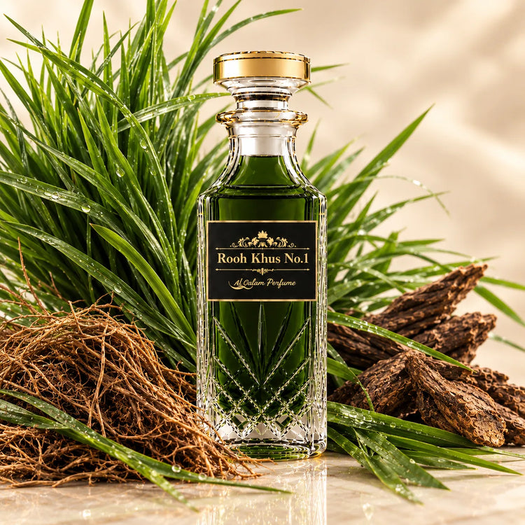Rooh Khus No.1 Attar – Pure Indian Vetiver Alcohol-Free Perfume Oil | Al-Qalam Perfume Perfume Oils by Al-Qalam Perfume – Al-Qalam Perfume, Alcohol-Free Attar, AQP0081.