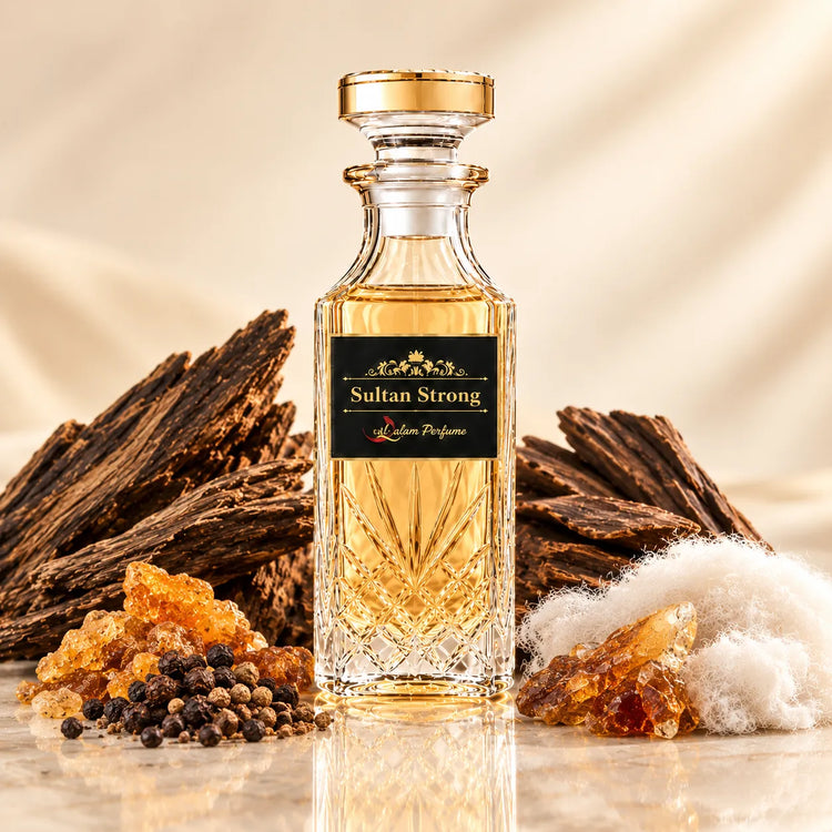 Sultan Strong Attar – Alcohol-Free Perfume Oil | Al-Qalam Perfume Perfume Oils by Al-Qalam Perfume – Al-Qalam Perfume, Alcohol-Free Attar, Amber Attar.