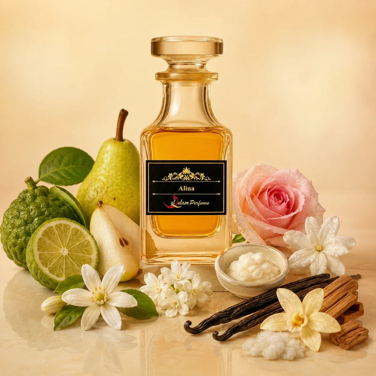 Alina Attar – Luxury Floral Rose & Jasmine Alcohol-Free Perfume Oil for Women | Al-Qalam Perfume Perfume Oils by Al-Qalam Perfume – Al-Qalam Perfume, Alcohol-Free Attar, Alina.