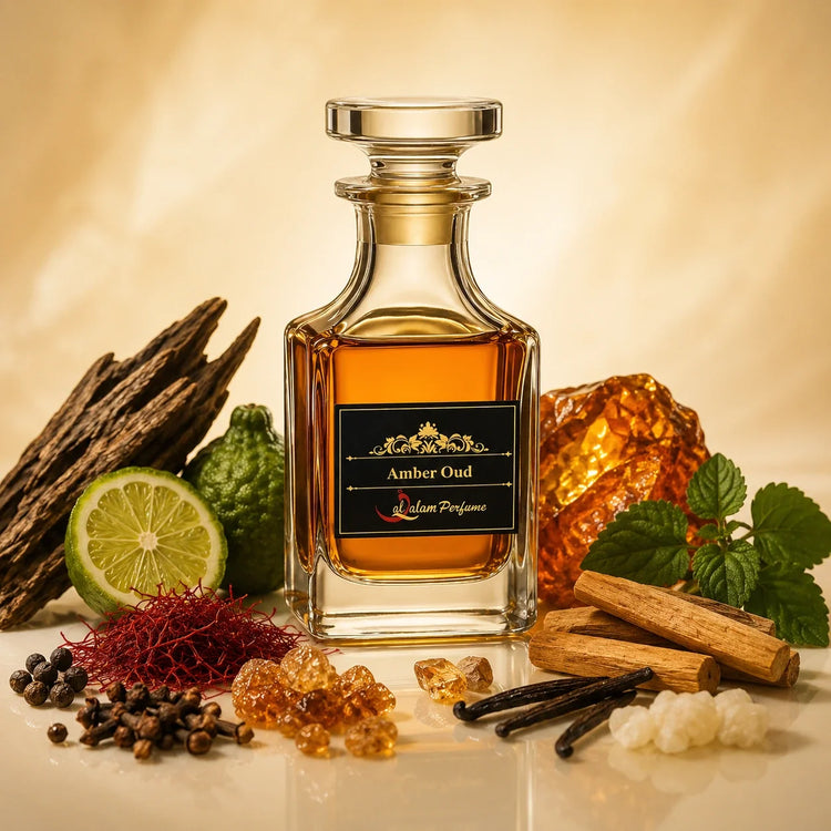 Amber Oud Attar – Rich Amber & Smoky Oud Alcohol-Free Perfume Oil | Al-Qalam Perfume Attars by Al-Qalam Perfume – Al-Qalam Perfume, Alcohol-Free Attar, Amber Attar.