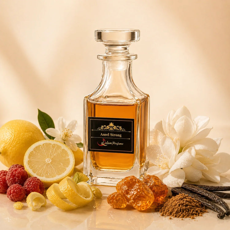 Aurum Attar – Floral Fruity Perfume Oil for Women | Al-Qalam Perfume Attars by Al-Qalam Perfume – Al-Qalam, alcohol-free perfume, Attar.