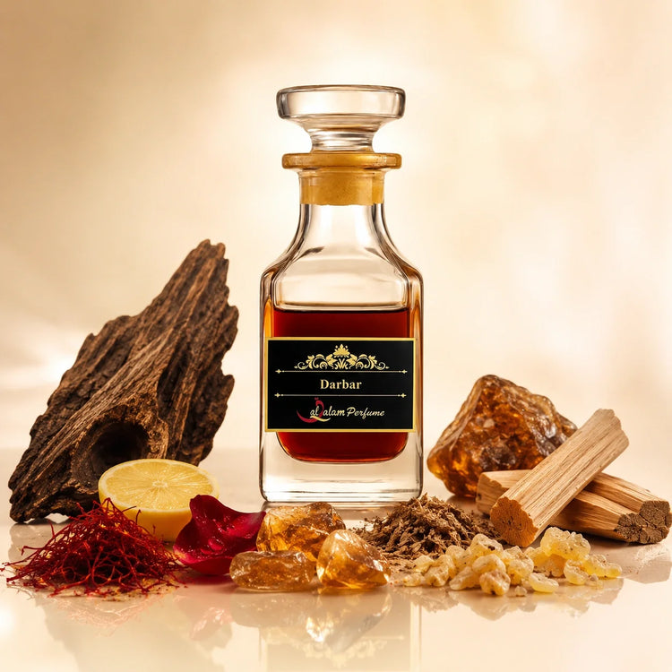 Darbar Attar – Saffron, Oud, Patchouli & Frankincense Alcohol-Free Perfume Oil | Al-Qalam Perfume Perfume Oils by Al-Qalam Perfume – Attar.