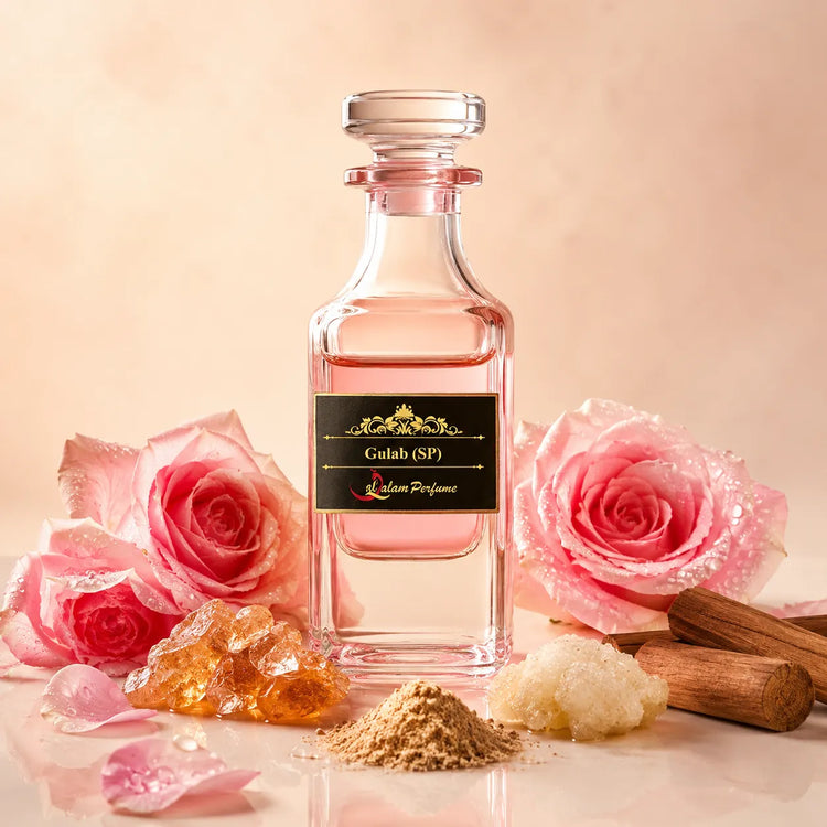 Gulab Special Attar – Pure Rose, Bulgarian & Taif Rose Alcohol-Free Perfume Oil | Al-Qalam Perfume Perfume Oils by Al-Qalam Perfume – Al-Qalam Perfume, Alcohol-Free Attar, Amber Attar.