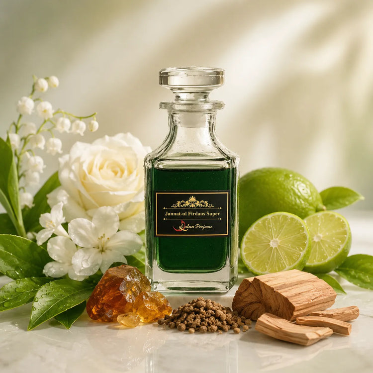 Jannat-ul-Firdaus Super Attar – Jasmine, Rose, Lily & Musk Alcohol-Free Perfume Oil | Al-Qalam Perfume Perfume Oils by Al-Qalam Perfume – Attar.