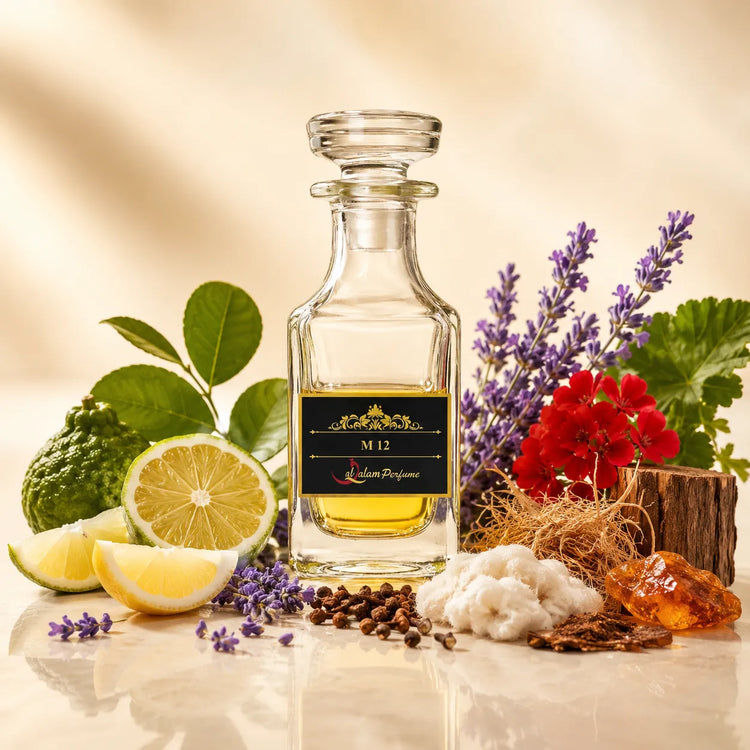 M12 Attar – Bergamot, Lavender, Cedarwood & Amber Alcohol-Free Perfume Oil | Al-Qalam Perfume Attars by Al-Qalam Perfume – Attar.